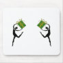 2 dancers holding gifts mousepad