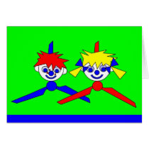 2 Dancers Springing cards