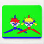 2 Dancers Springing Mouse Mats