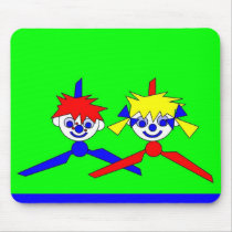 2 Dancers Springing mousepads