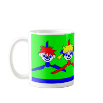 2 Dancers Springing Coffee Mug