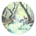 2 DEER by SHARON SHARPE stickers by sharonsharpe 2 DEER by SHARON SHARPE stickers