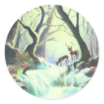 2 DEER by SHARON SHARPE stickers