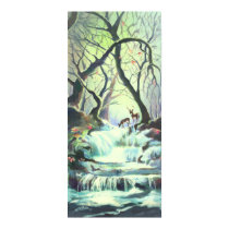 2 DEER & CREEK by SHARON SHARPE posters