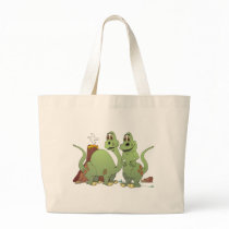2 Dinosaur Friends Cartoon Bag