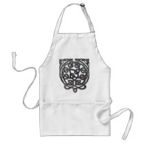 2 Dragons black chrome aprons by arthistory 2 Dragons black chrome aprons