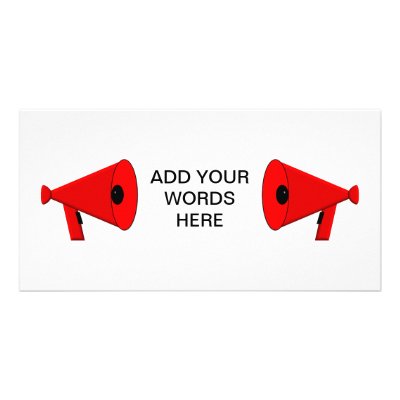2 dueling bullhorns photo card template by Artists4God