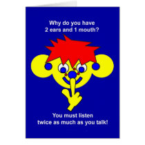 2 ears 1 mouth cards