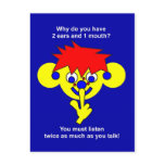 2 ears 1 mouth post cards