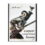 2 Emprunt De La Defense Nationale Postcards