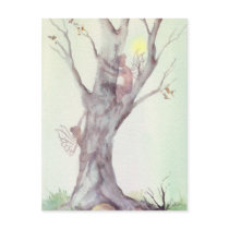 2 FAIERIES in the TREES by SHARON SHARPE postcards by sharonsharpe 2 FAIERIES in the TREES by SHARON SHARPE postcards