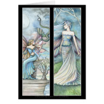 2 Fairy Bookmarks Card by Molly Harrison