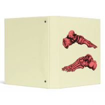 2 Feet Lateral Deep Red Vinyl Binders