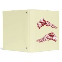 2 Feet Lateral Light Red 3 Ring Binder