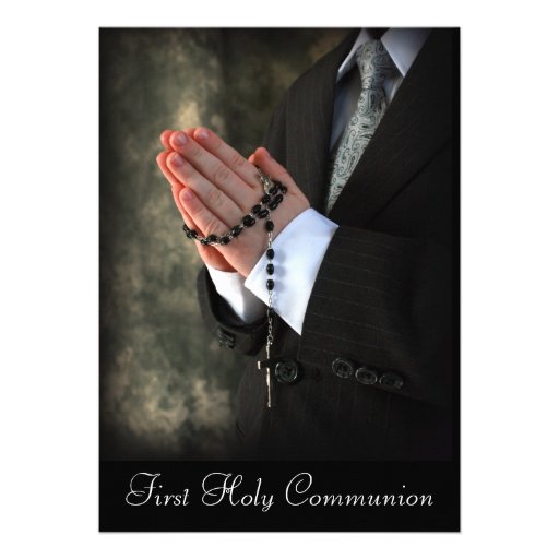 2, First Holy Communion Personalized Announcements
