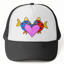 2 Fish Kissing hats by elysee29 2 Fish Kissing hats