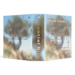 2" Frankincense (Boswellia) Tree w/essential oils Vinyl Binder