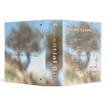 2" Frankincense (Boswellia) Tree w/essential oils Vinyl Binder
