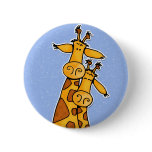 2 giraffes button