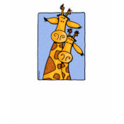 2 giraffes zazzle_shirt