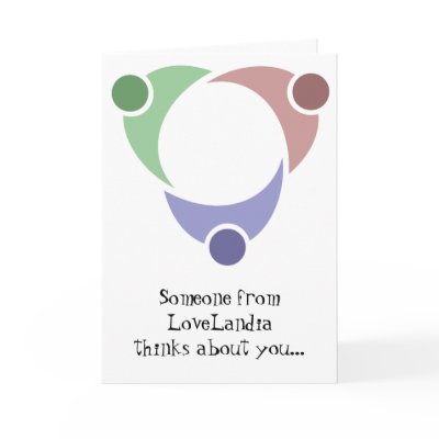 2. Greeting card template by lovelandia