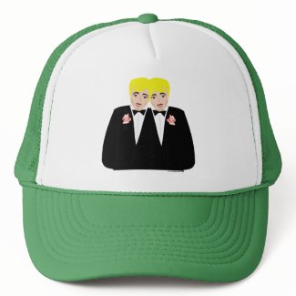 2 Grooms Blonde hat
