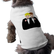 2 Grooms (Brown-Haired and Blonde) pet clothing