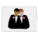 2 Grooms (Ethnic and Brown-Haired) cards