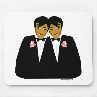 2 Grooms Ethnic mousepad