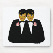 2 Grooms Ethnic mousepads