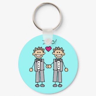 two grooms keychain