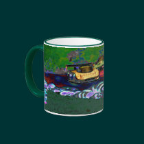 2 GTP Cars Hurtle Around Lime Rock mugs