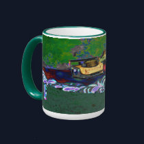 2 GTP Cars Hurtle Around Lime Rock mugs