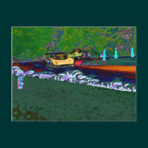 2 GTP Cars Hurtle Around Lime Rock postcards
