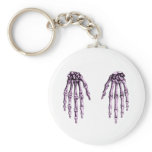 2 Hands Down Purple Key Chain