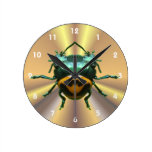 2 Head Beetle ~ Clock