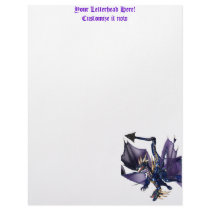 2-Headed Blue Dragon letterhead by LadyFireStarr 2-Headed Blue Dragon letterhead