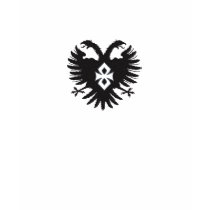 "2 Headed Eagle Stamp" Ladies Tee t-shirts