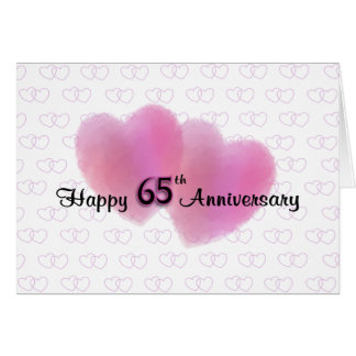65th Anniversary Cards | Zazzle