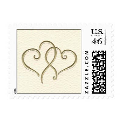 2 hearts stamps by hakukla