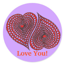 2 Hearts stickers