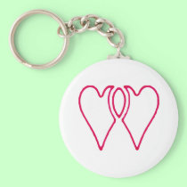 2 Hearts Together The MUSEUM Zazzle Gifts keychains