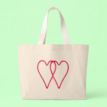 2 Hearts Together Two The MUSEUM Zazzle Gifts bags