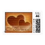 2 Hearts Wedding Postage