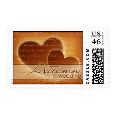 2 Hearts Wedding Postage postage