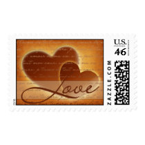 2 Hearts Wedding Postage