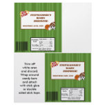 2 Hershey's Large Bar Wrapper All-Star Green Full Color Flyer