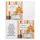 2 Hershey's Large Bar Wrapper Autumn Fall Pumpkin Flyers