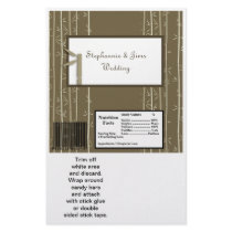 2 Hershey's Large Bar Wrapper Bamboo Bliss Full Color Flyer