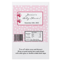 2 Hershey's Large Bar Wrapper Berry Garden Lady Custom Flyer